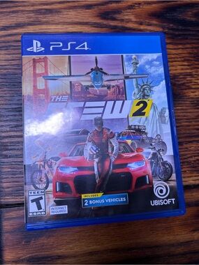 The Crew 2 (PS4) by — Racing Video Game, Red Cover